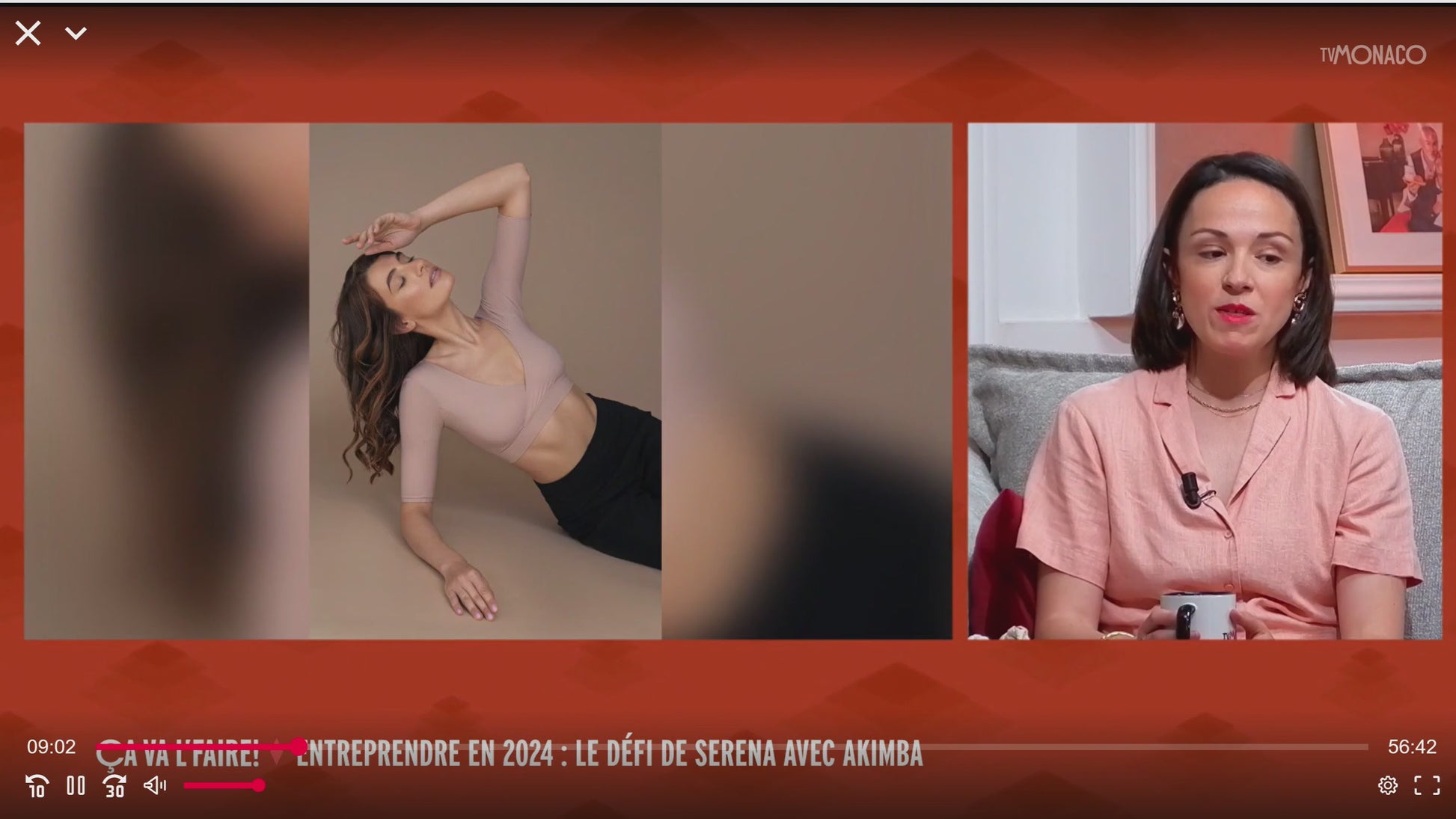 Serena Benedetti Roy la fondatrice de Akimba intervient dans l'émission ça va l'faire de TV Monaco et explique l'engagement éco-responsable de la marque.
